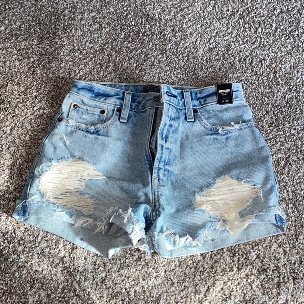 A&F high rise shorties